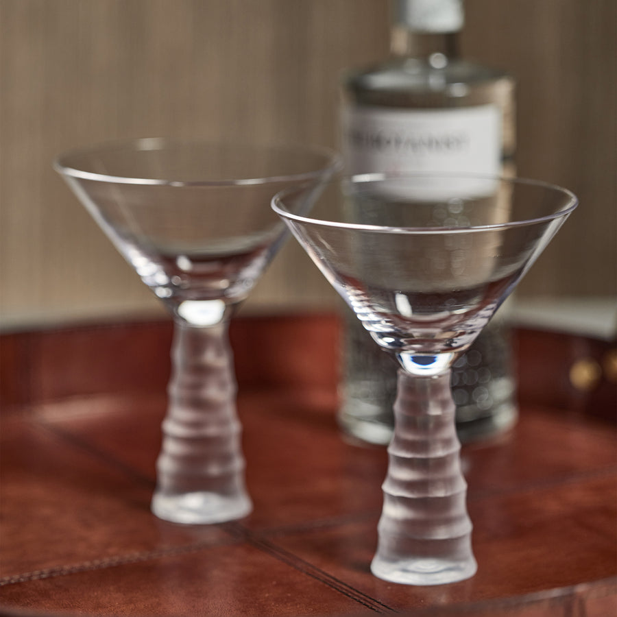 Sagano Bamboo Martini Glass - Set of 4