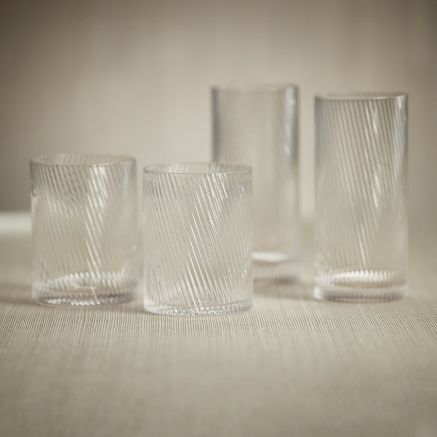 The Connaught Rippled Glassware