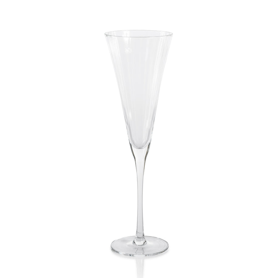 Stella Optic Champagne Flute - Set of 4 - Glassware by Carlyle Avenue