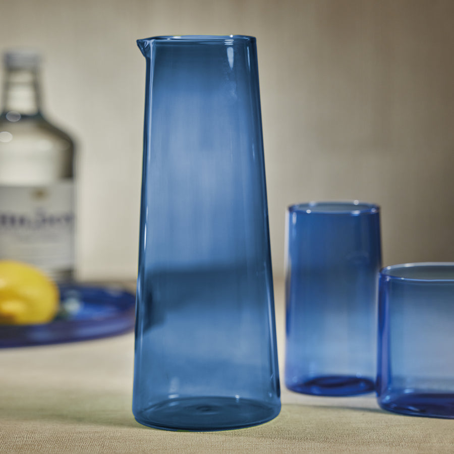 L'Avenue Glassware - Light Cobalt