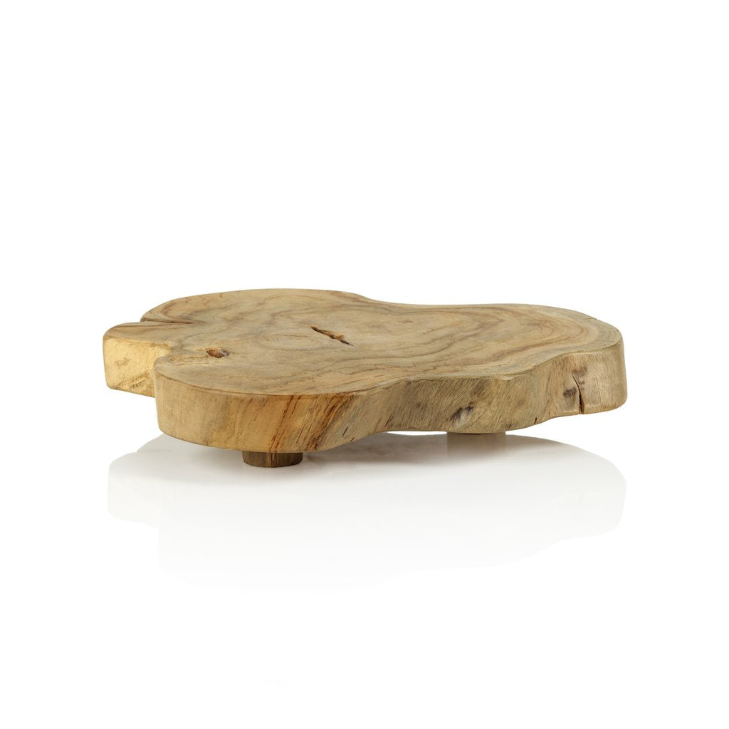 Organic Shape Natural Wood Charcuterie and Cheese Board - Tray by Carlyle Avenue