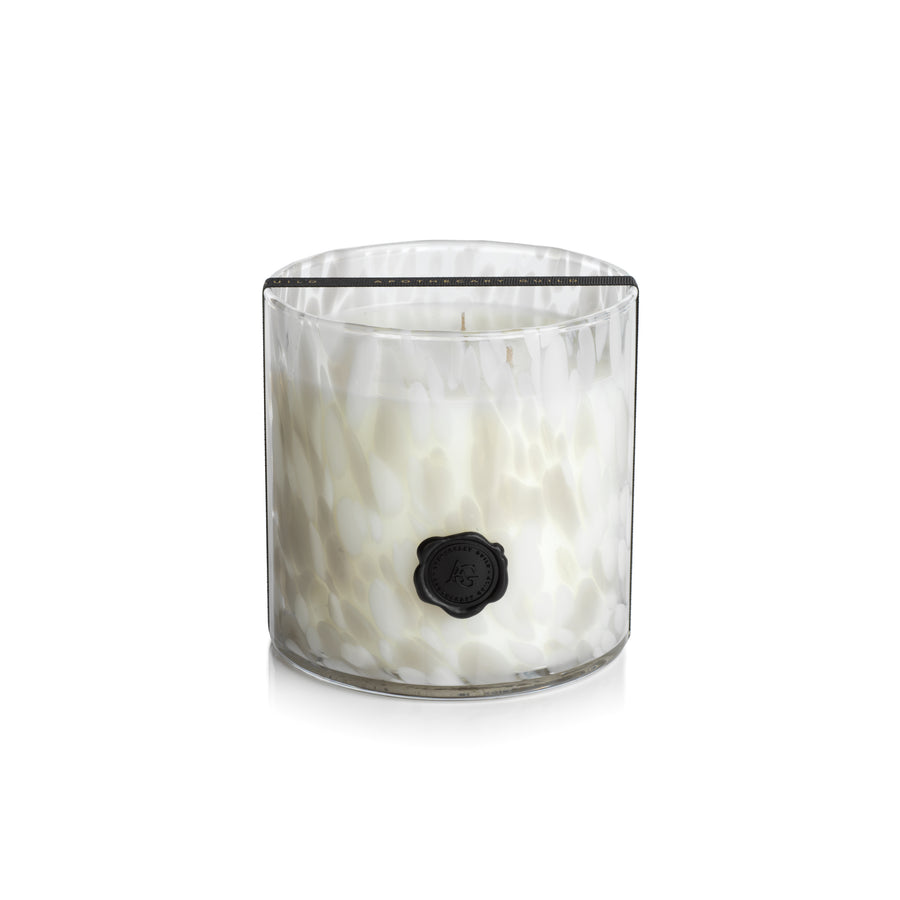 AG Opal Glass Candle - White - Gardenia