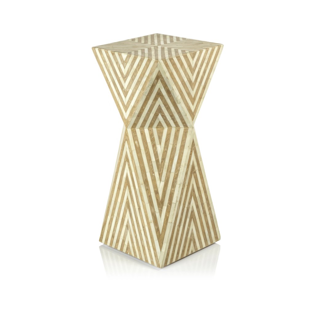 Mariana Bone Inlay Side / Cocktail Table - Furniture by Carlyle Avenue