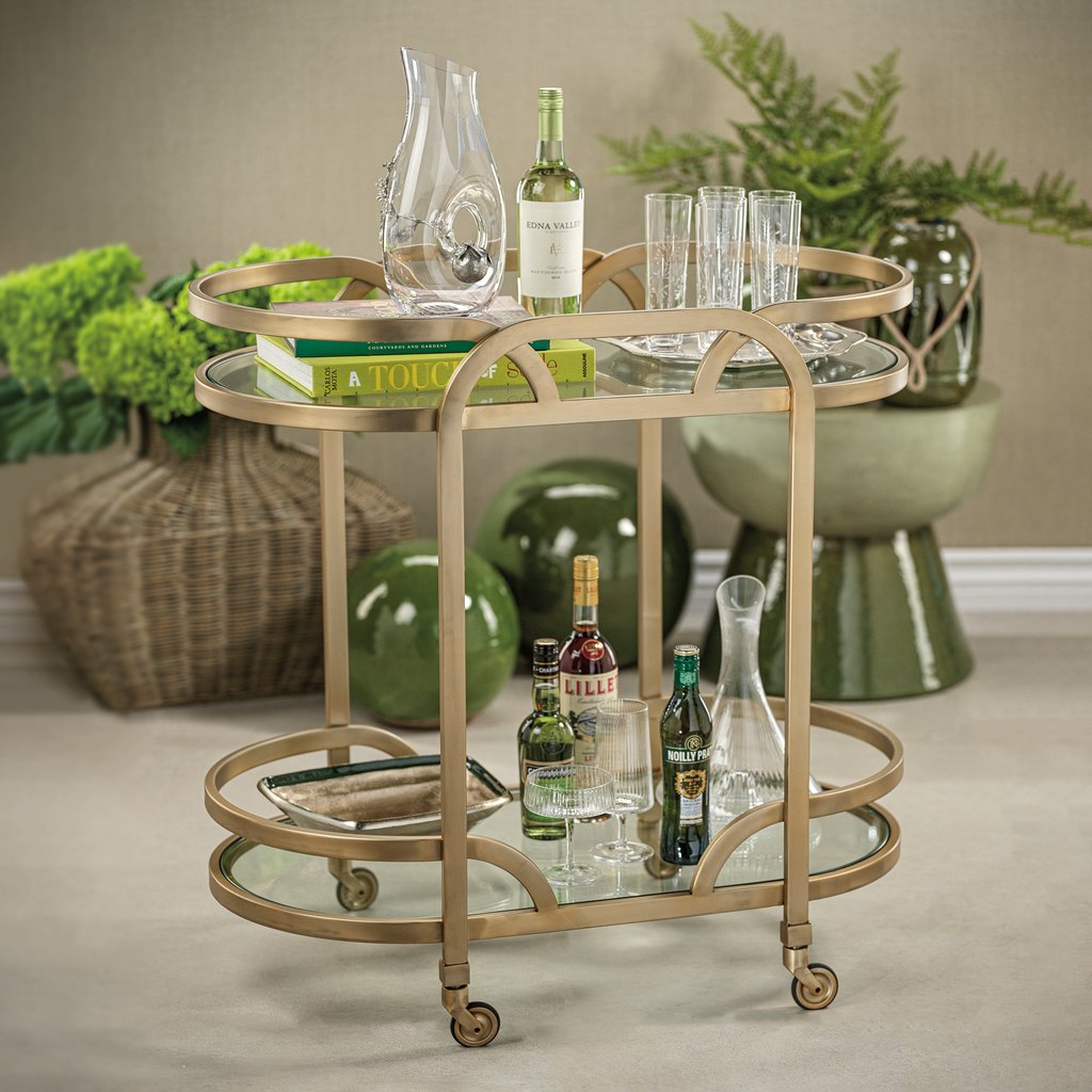 Lillette Bar Cart - Furniture by Carlyle Avenue
