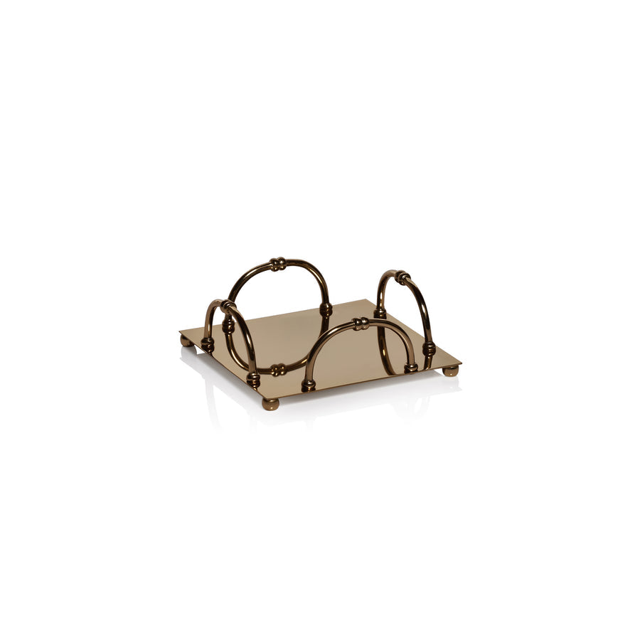 Alessia Napkin Holder - Gold - Napkin Holders & Dispensers by Carlyle Avenue