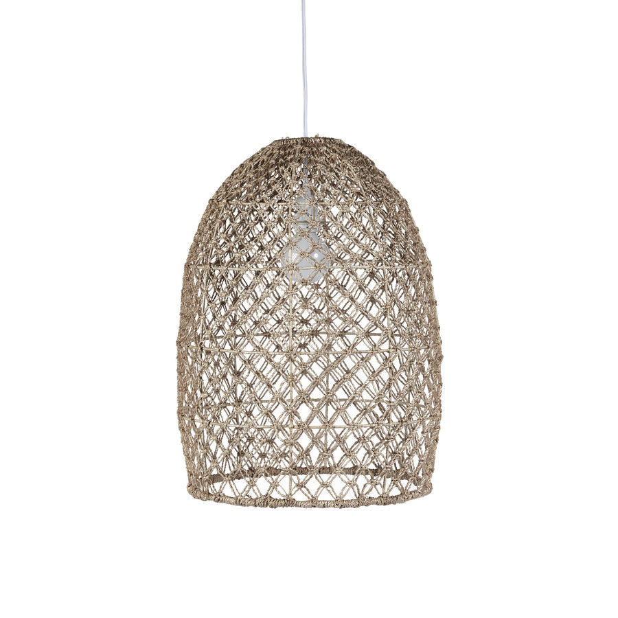 Scorpios Natural Abaca Pendant Lamp - Lighting by Carlyle Avenue