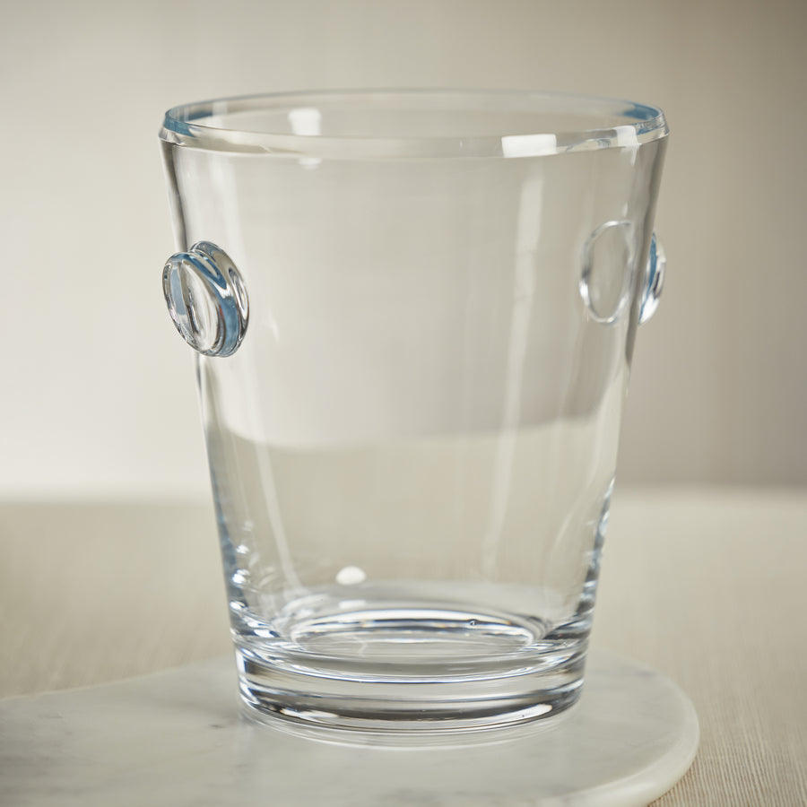 La Serena Beveled Glass Ice Bucket / Cooler - Ice Bucket by Carlyle Avenue