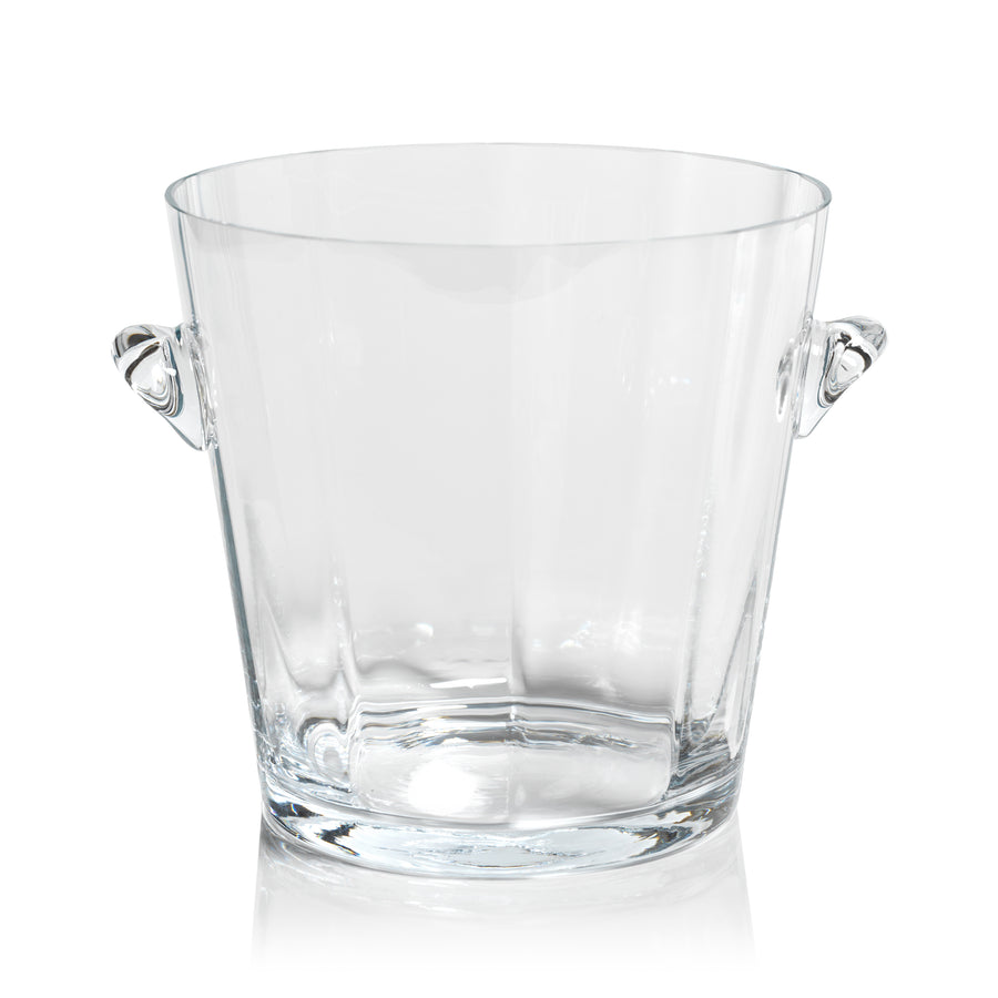 Talamar Optic Glass Ice Bucket / Cooler - Ice Bucket by Carlyle Avenue