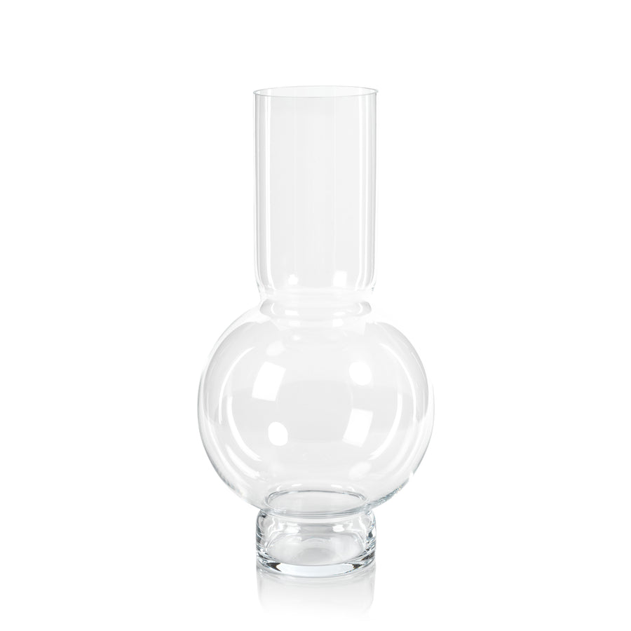 Monceau Glass Vase - Clear - Vases by Carlyle Avenue