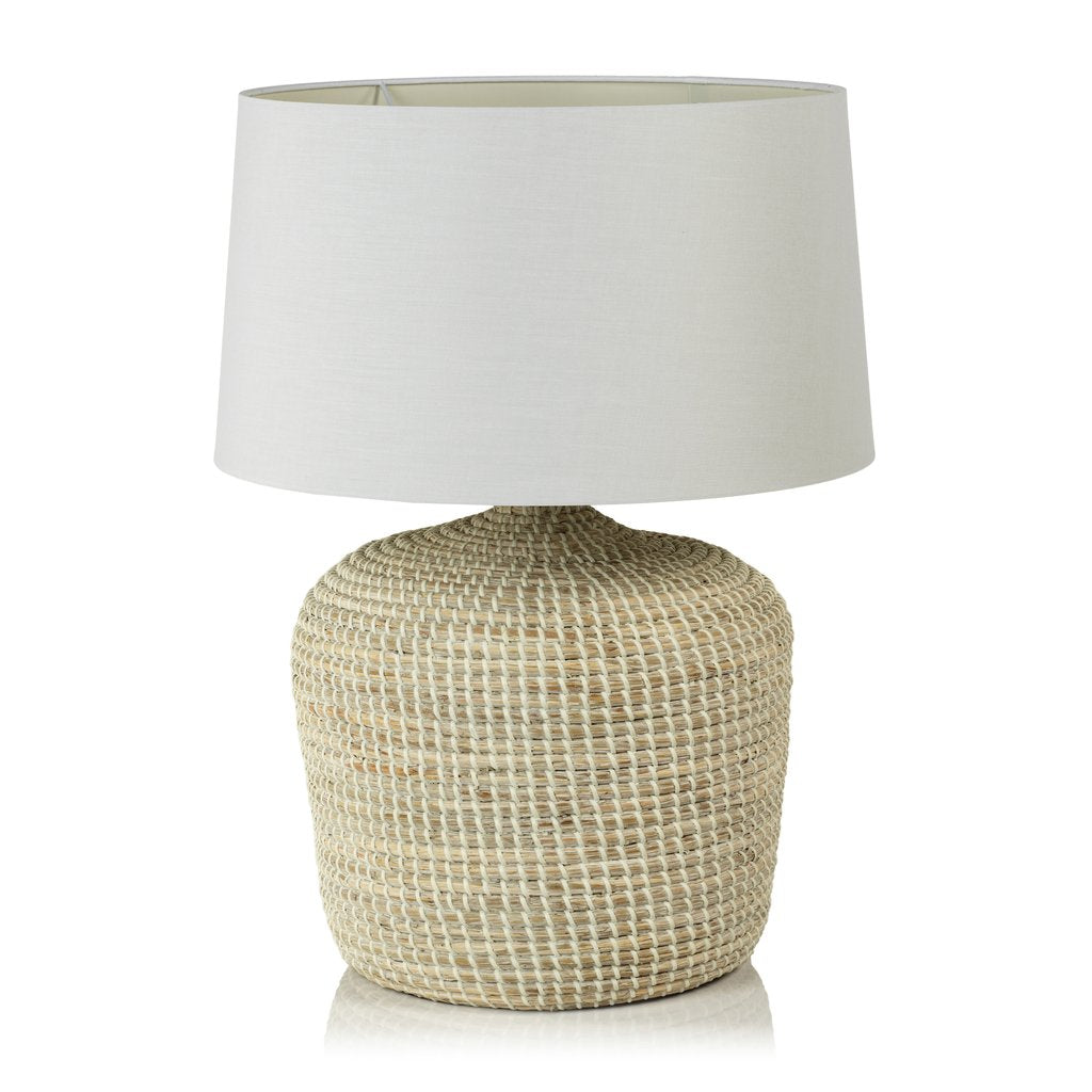 Palm Beach Seagrass Table Lamp - Lighting by Carlyle Avenue