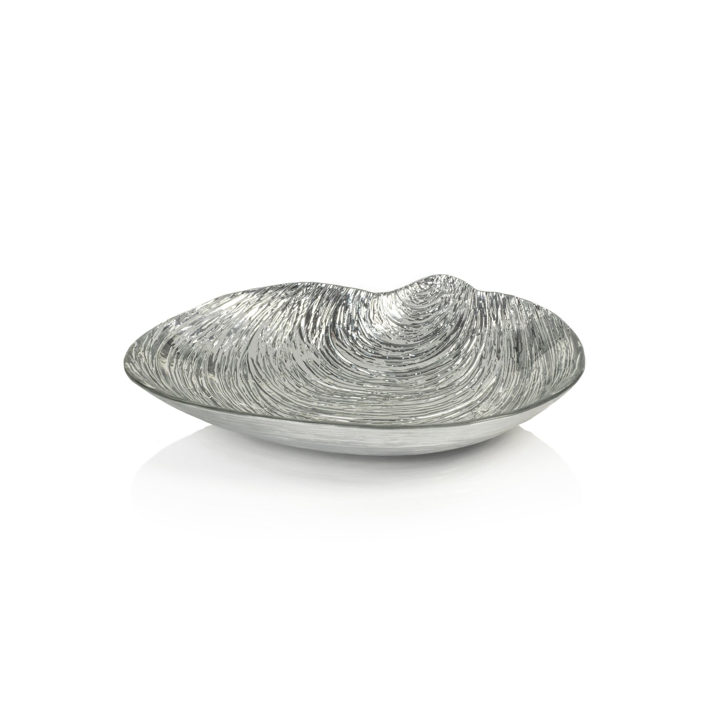 Kauai Silver Specchio Shell Bowl - BOWL by Carlyle Avenue