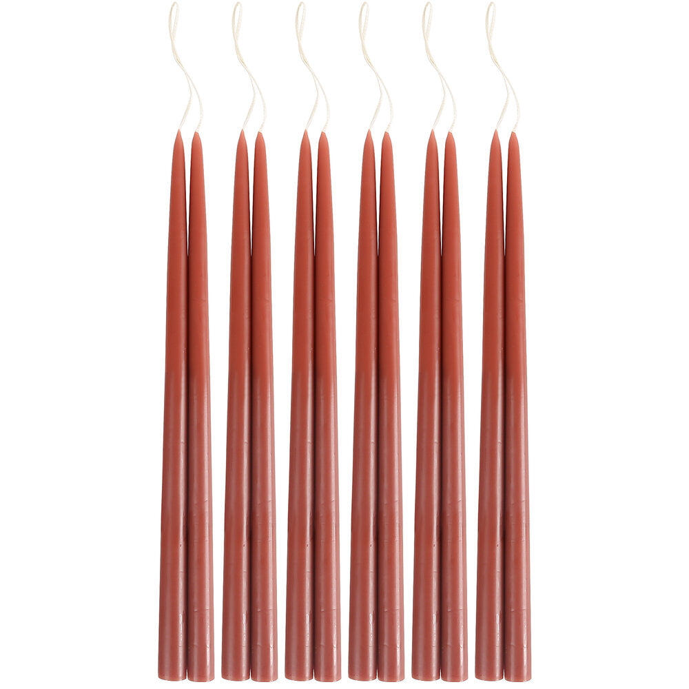 Pair of Taper Candles - Clay - Candles by Carlyle Avenue
