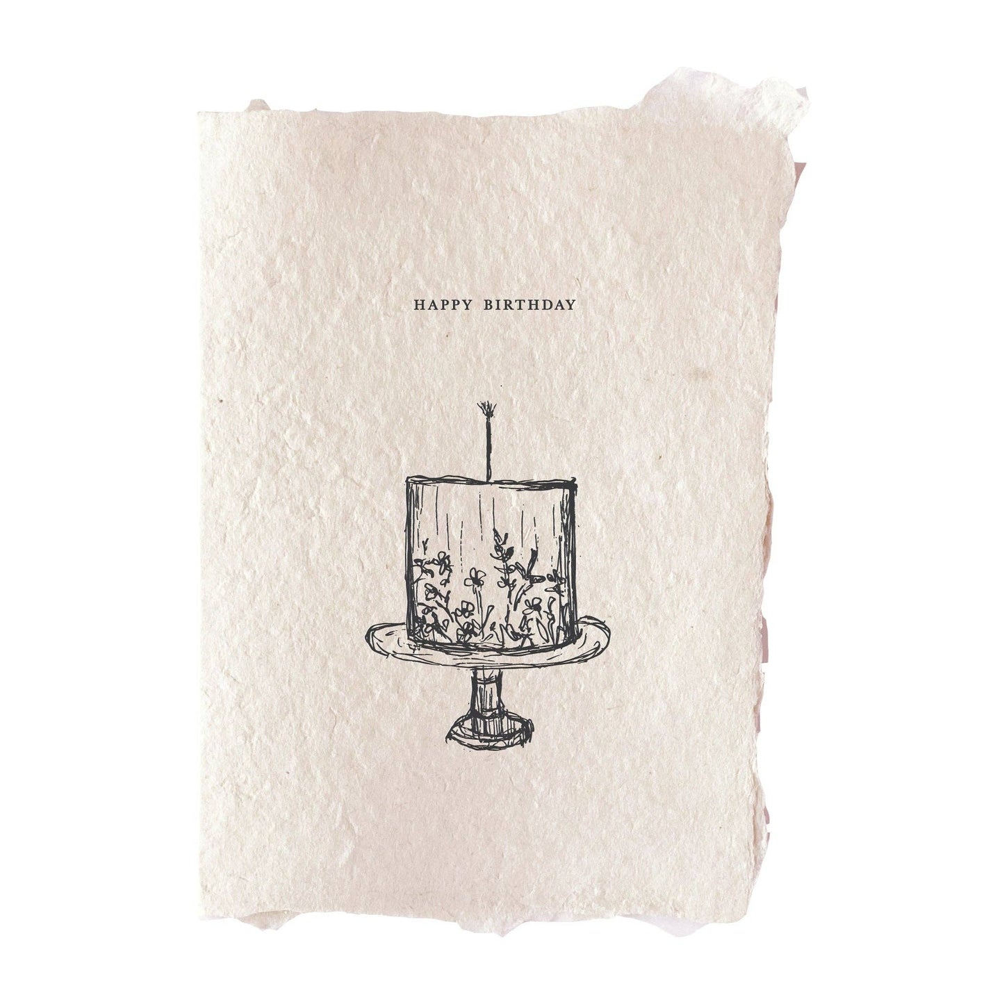 Happy birthday cake card - by Carlyle Avenue