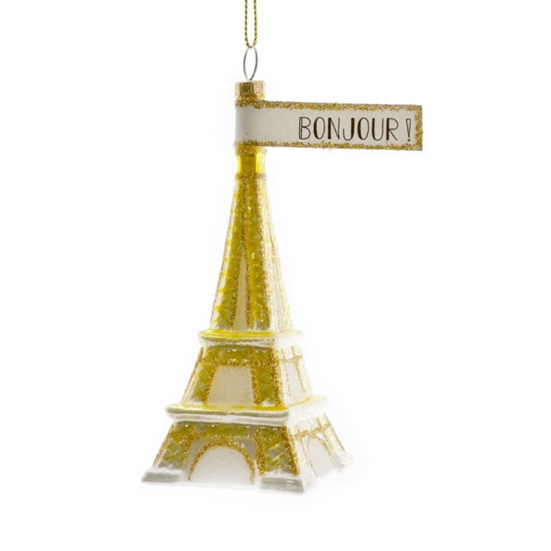 Eiffel Tower Ornament - Gold - Ornaments by Carlyle Avenue