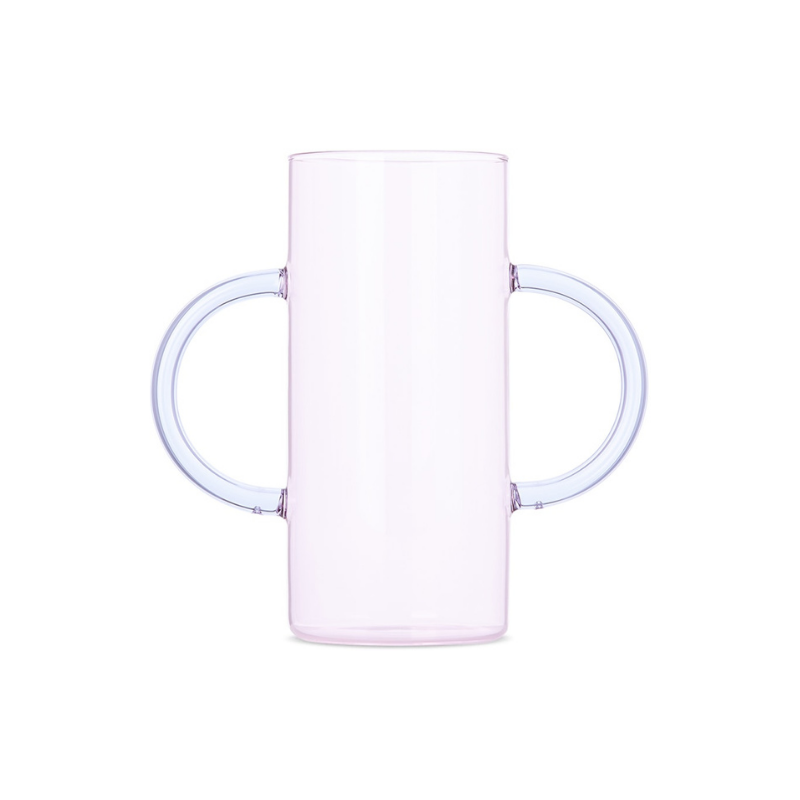 Handle Vase - Pink - Vases by Carlyle Avenue