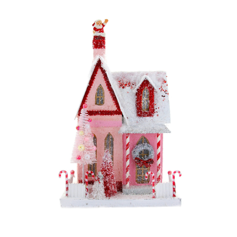 Candy Cane Cottage - Christmas Decor by Carlyle Avenue