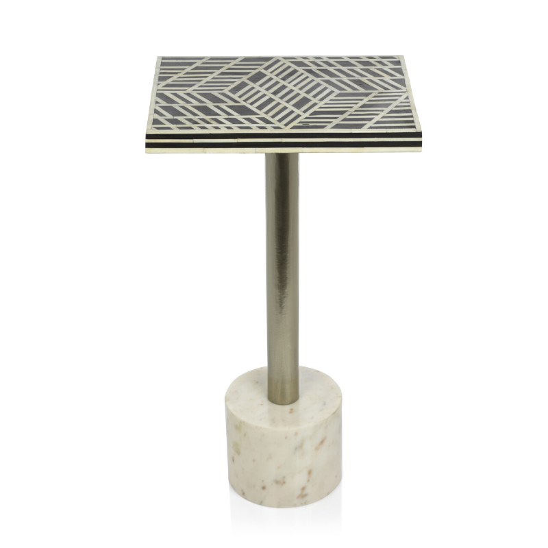 Sultana Rectangular Cocktail Table on Marble Base - CARLYLE AVENUE