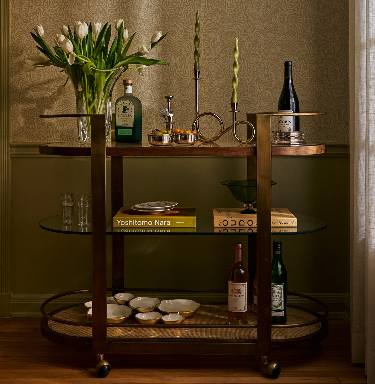 How to Style a Bar Cart