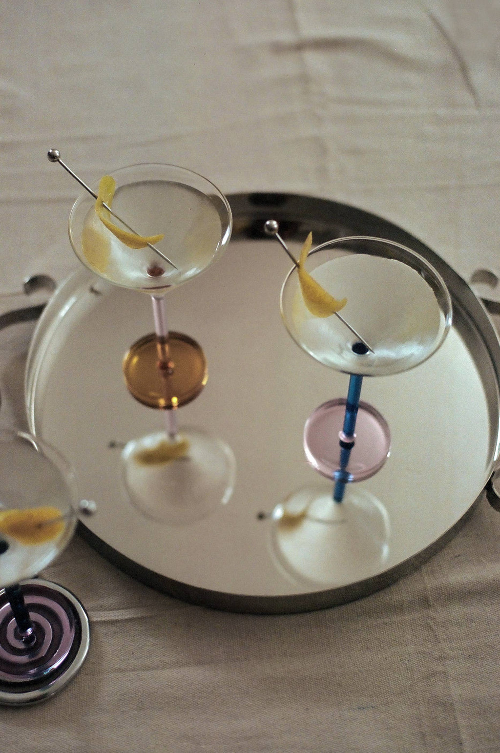Piano Cocktail Glasses, Bluenote -  by Carlyle Avenue