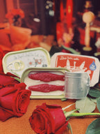 Tinned Fish Candle - Smoked Rose Water - Candles by Carlyle Avenue