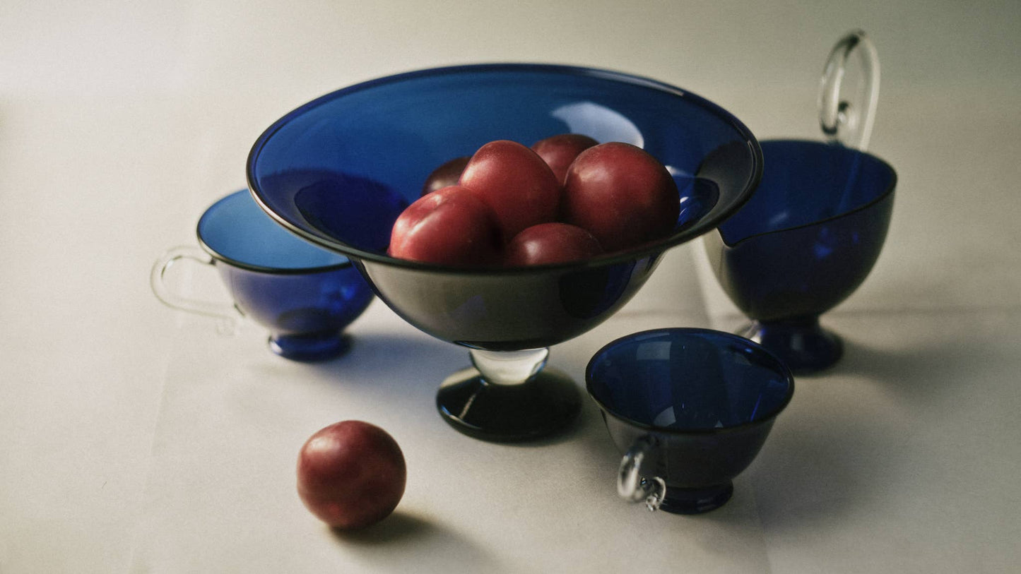Fruit Bowl, Blue/Clear