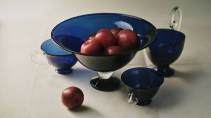 Fruit Bowl, Blue/Clear