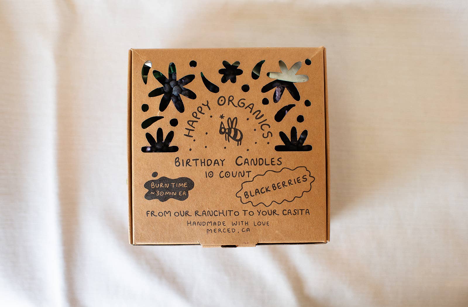 Happy Organics Beeswax Birthday Candles - Thumbnail 4