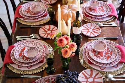 Amalfi Dessert Plate Pink - 9.1" Diameter