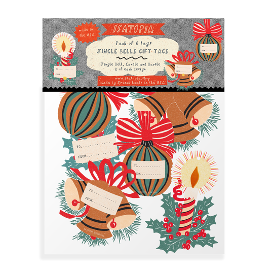 Jingle Bells - Gift Tags Pack of 6