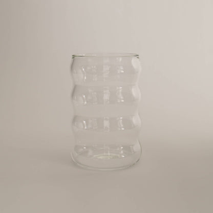 12oz Ripple Cup, Clear - Glassware by Carlyle Avenue