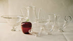 Petite Tasse, Clear (Set of 2) featured among elegant glass teapots and bowls