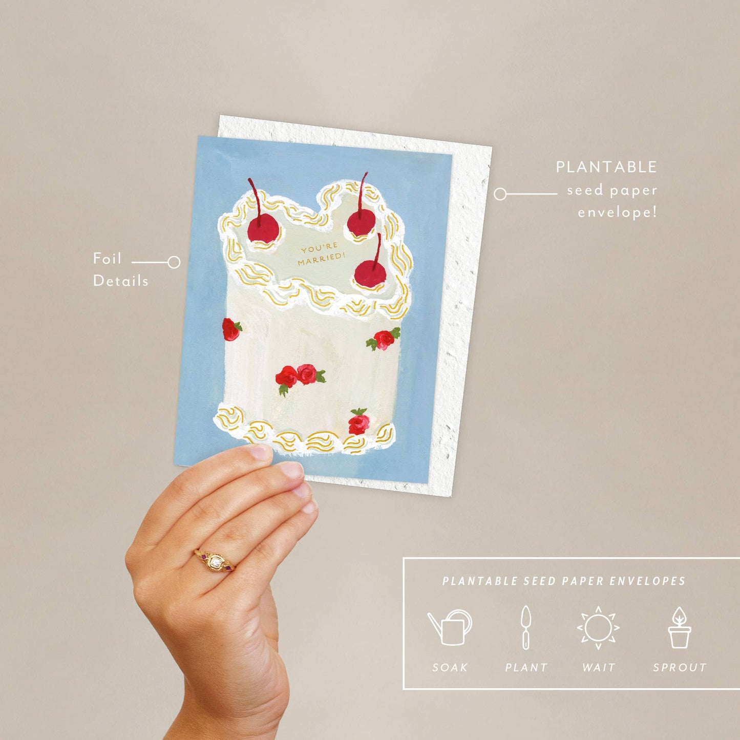 Heart You Cake - Wedding + Engagement Card -  by Carlyle Avenue