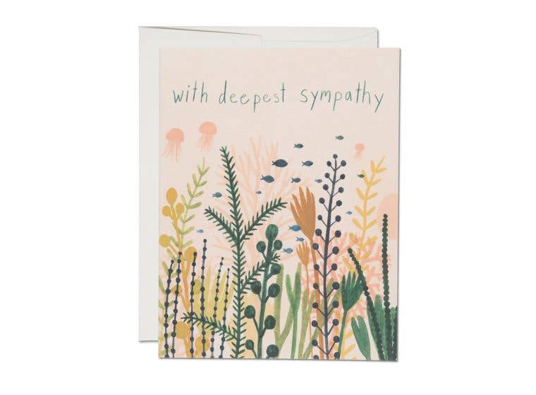 Underwater Sympathy greeting card -  by Carlyle Avenue