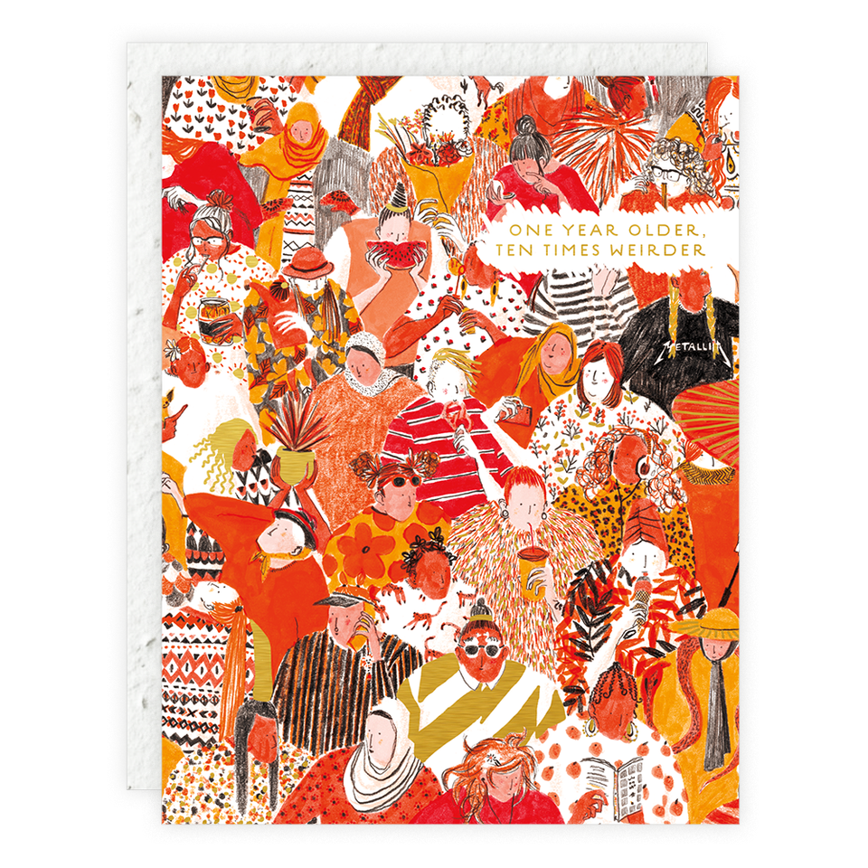 Ten Times Weirder - Birthday Card -  by Carlyle Avenue