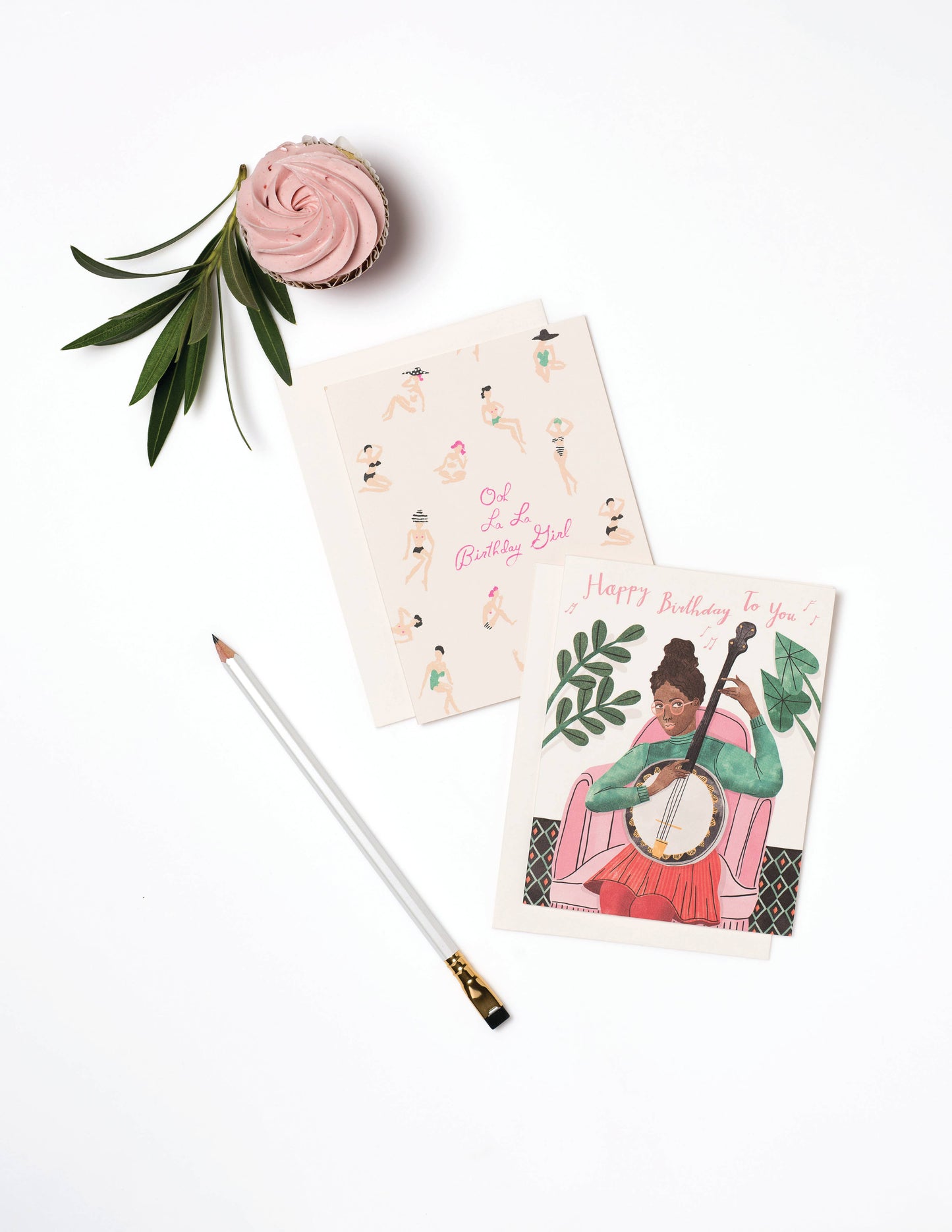 Ooh La La birthday greeting card - Greeting Cards by Carlyle Avenue