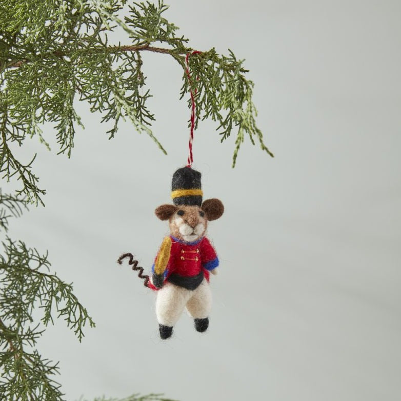 Sir Squeakers Felt Ornament