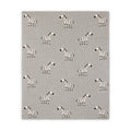 Zebra  - Organic Cotton Jacquard Knit Baby Blanket - CARLYLE AVENUE