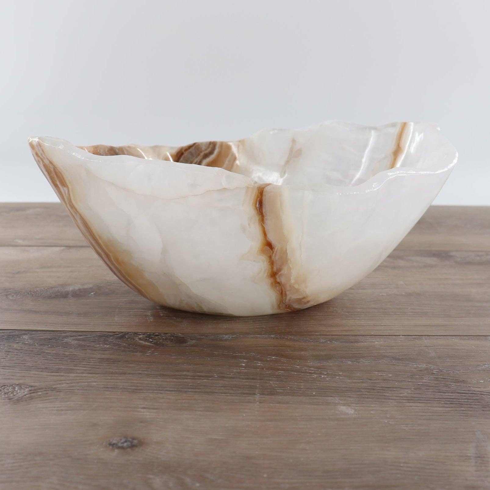 Mexican Onyx/Calcite Bowl 12"