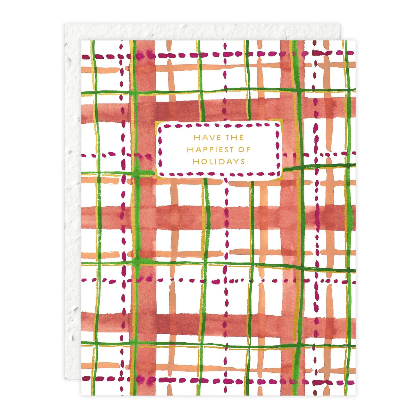 Holiday Plaid - Holiday Card
