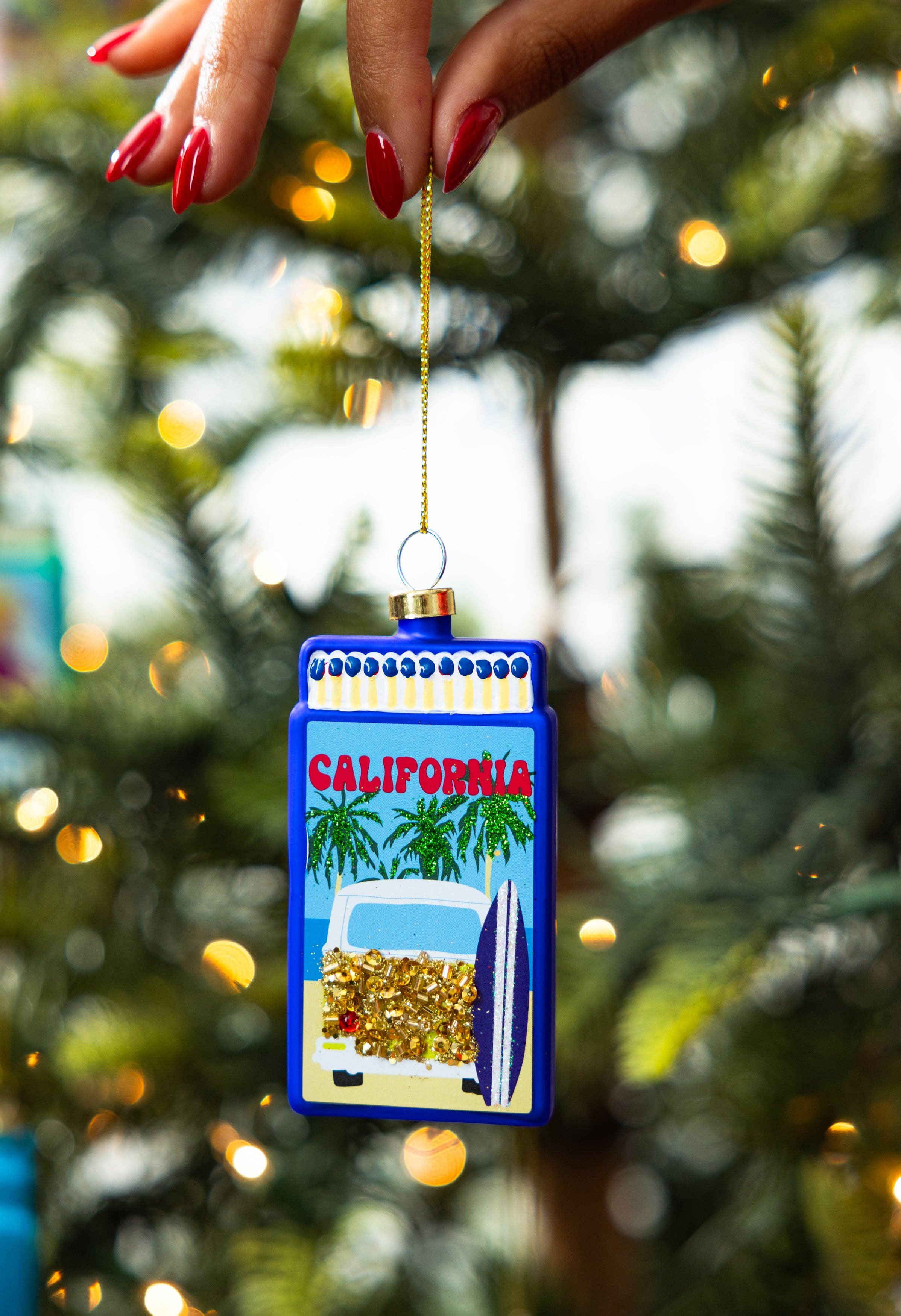 Matchbook Ornament - California -  by Carlyle Avenue