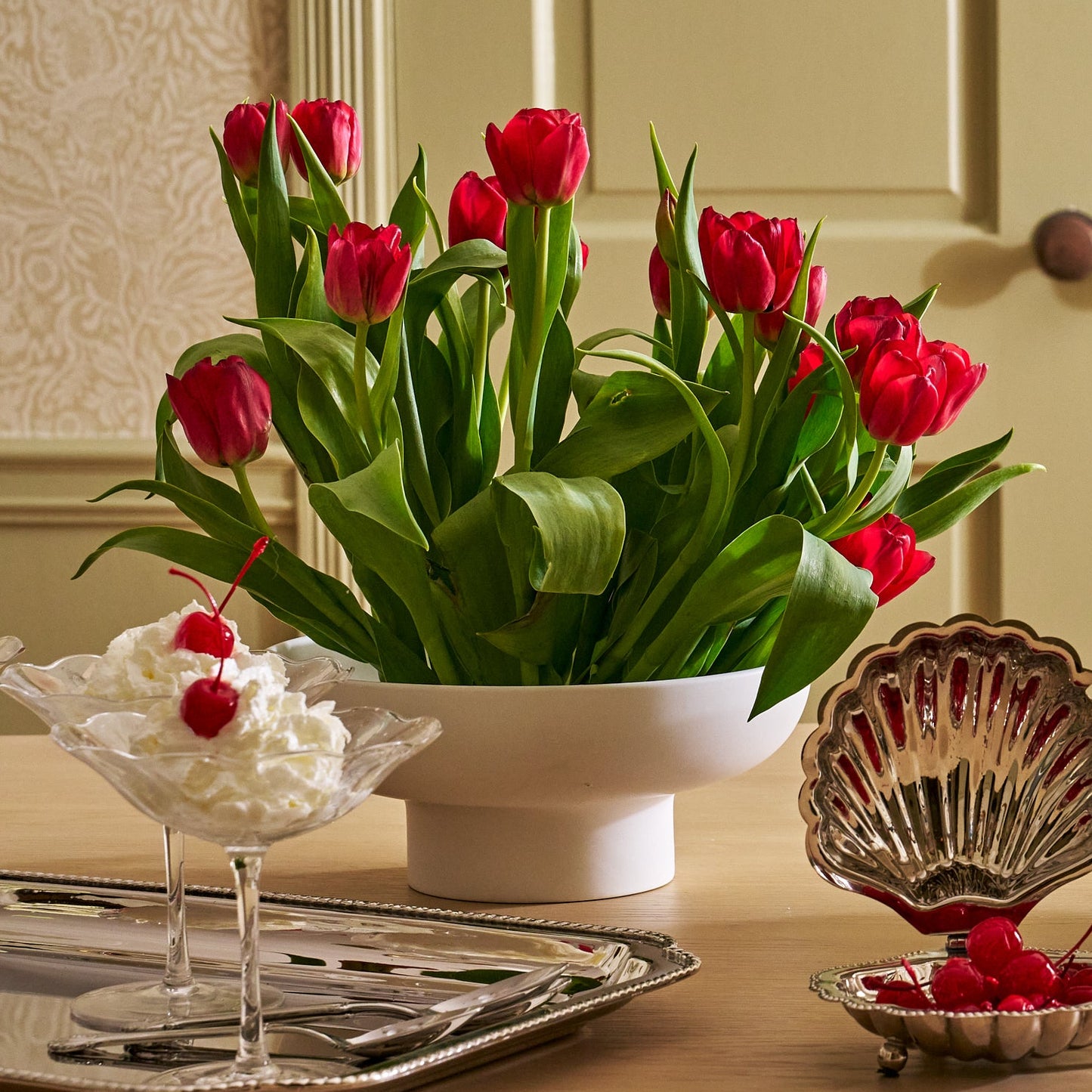 Japanese Ikebana Floral Arrangement Bowl