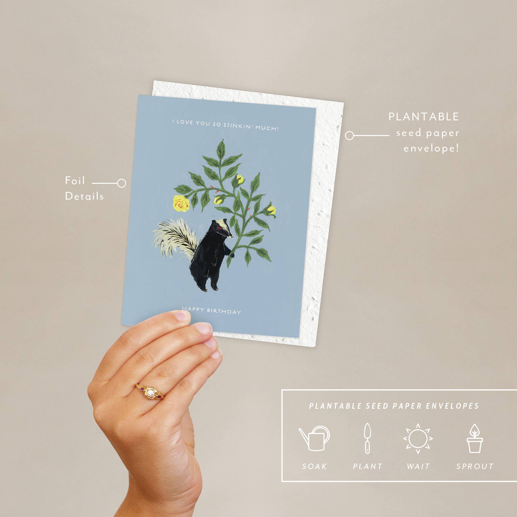 Stinker - Birthday Card -  by Carlyle Avenue