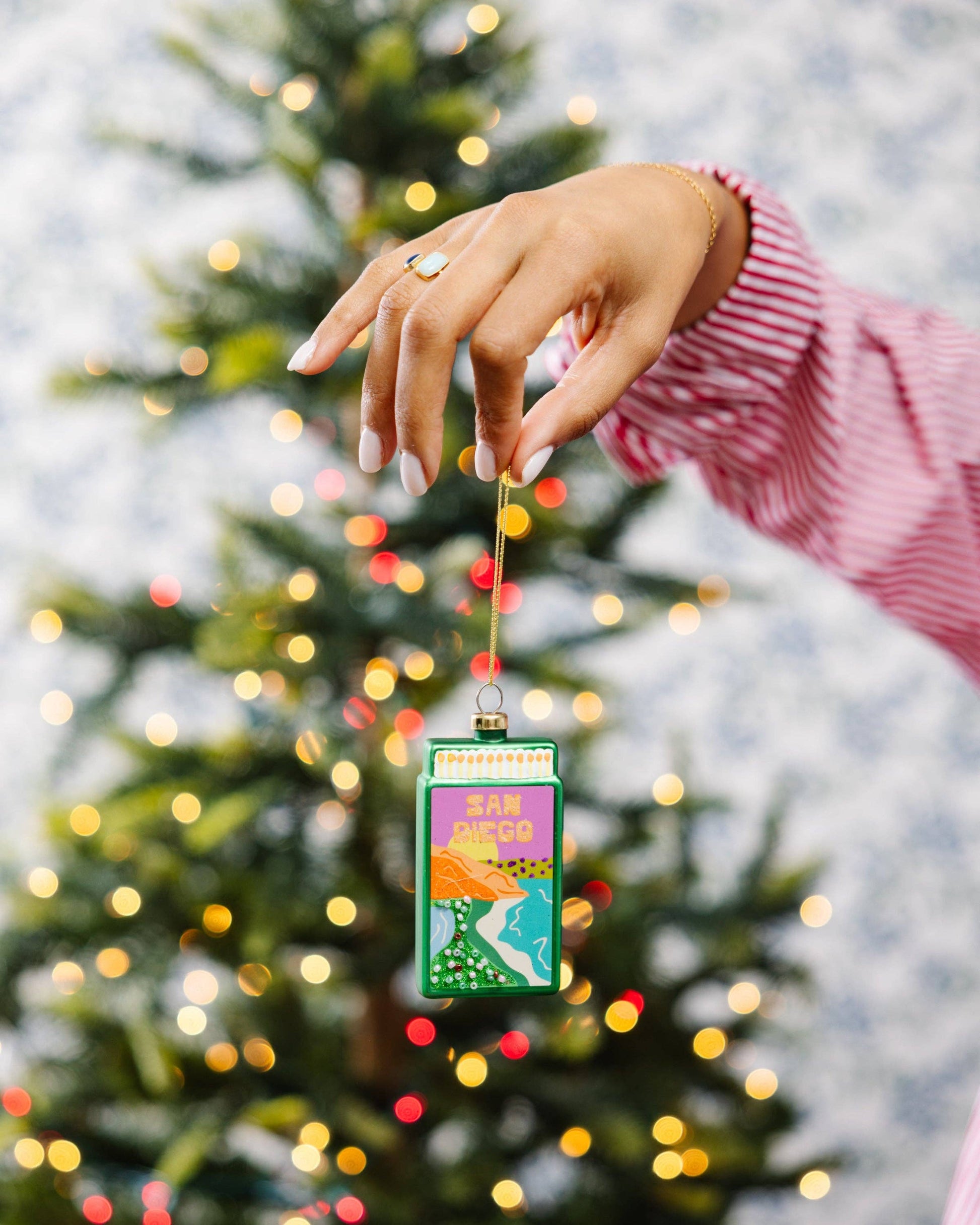 Matchbook Ornament - San Diego -  by Carlyle Avenue