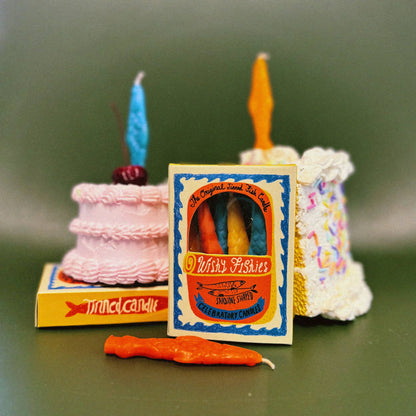 Wishy Fishies - Sardine Celebratory Candles -  by Carlyle Avenue