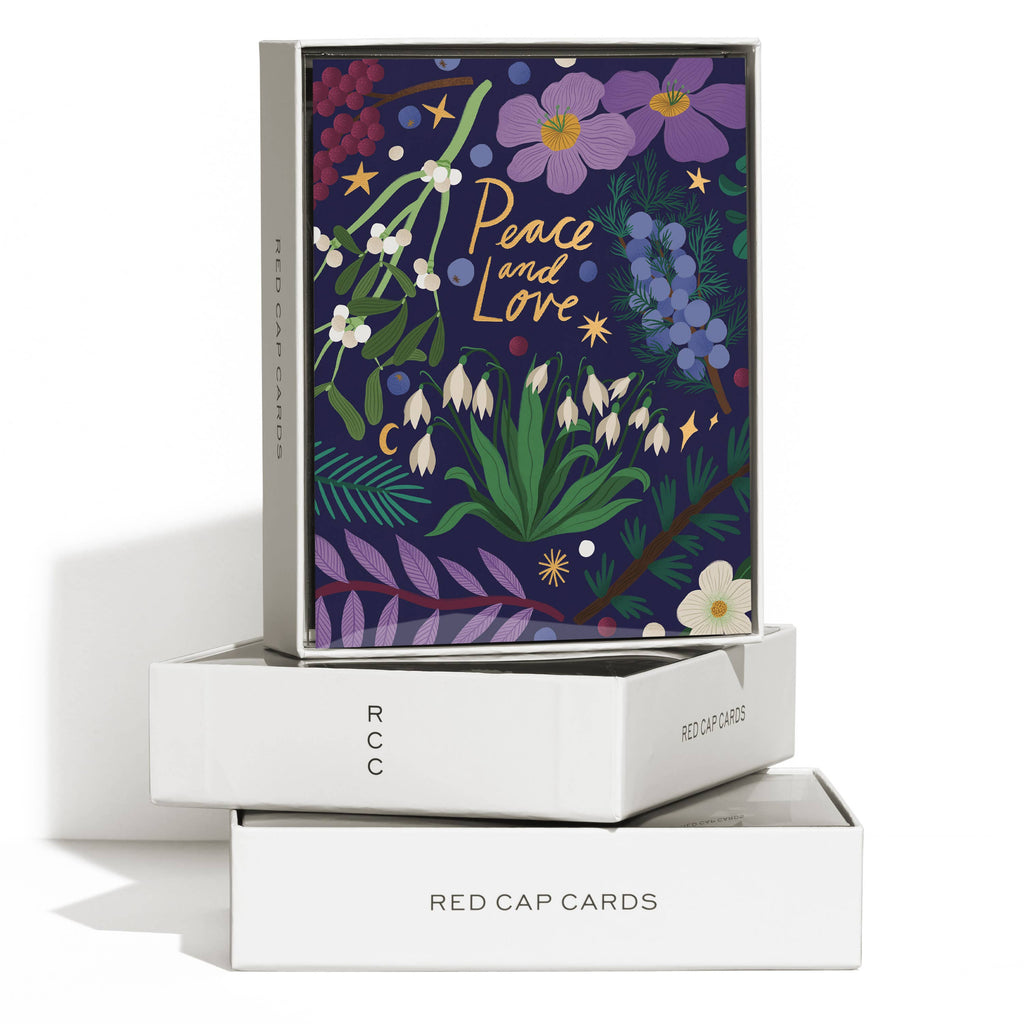 Winter Botanicals holiday greeting card -  by Carlyle Avenue
