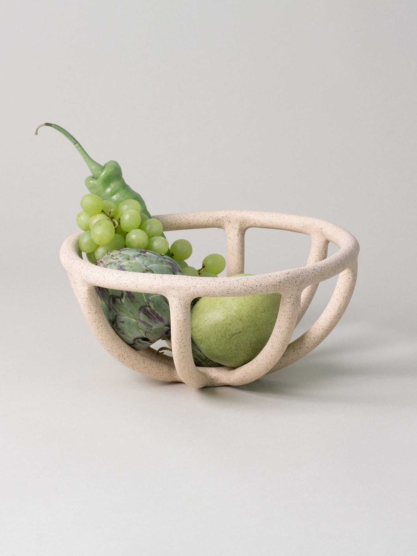 Prong Fruit Bowl, Sand