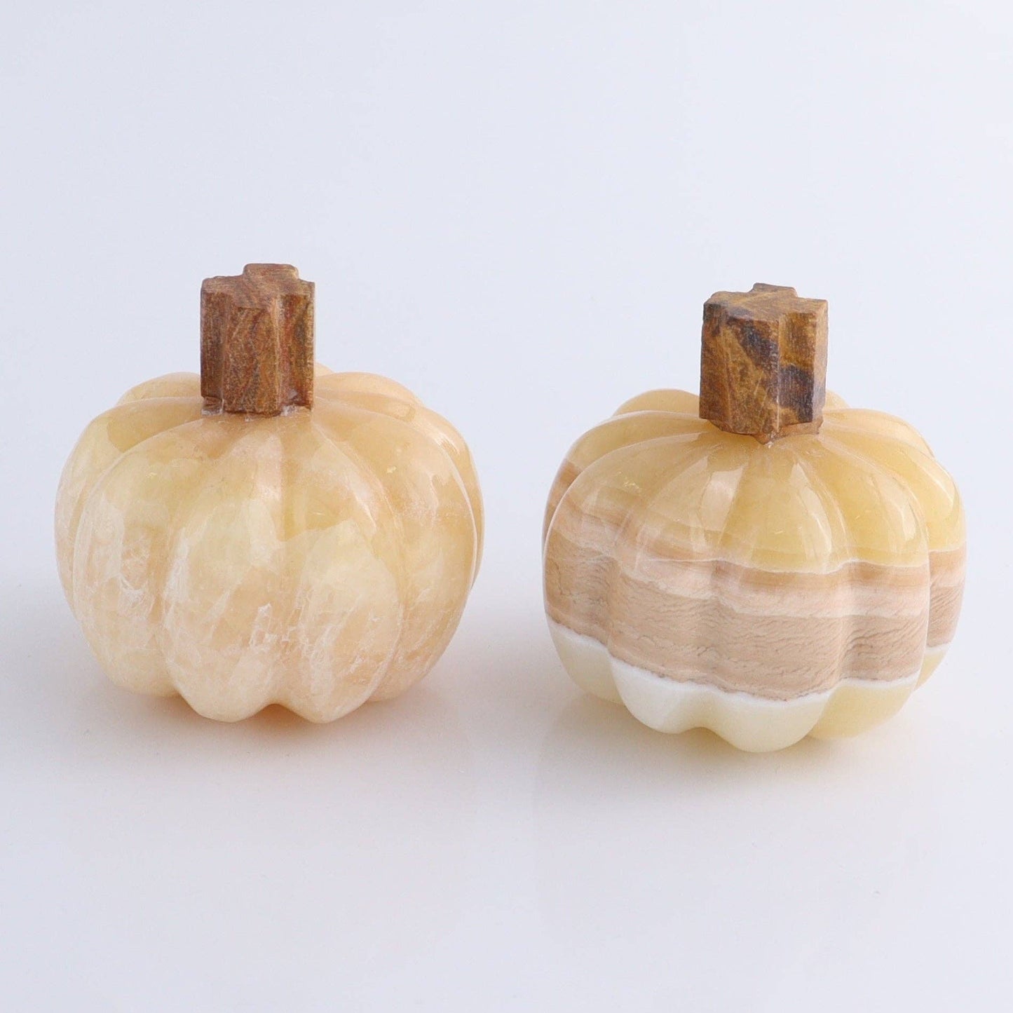 One Round Orange Onyx Pumpkin -  by Carlyle Avenue