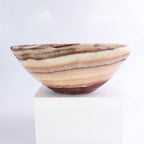 Mexican Onyx/Calcite Bowl 10"
