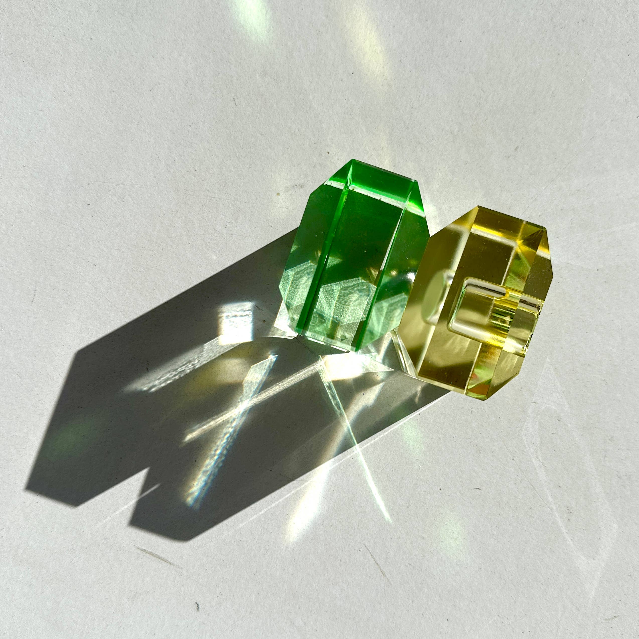 Candleholder * Diamond Green