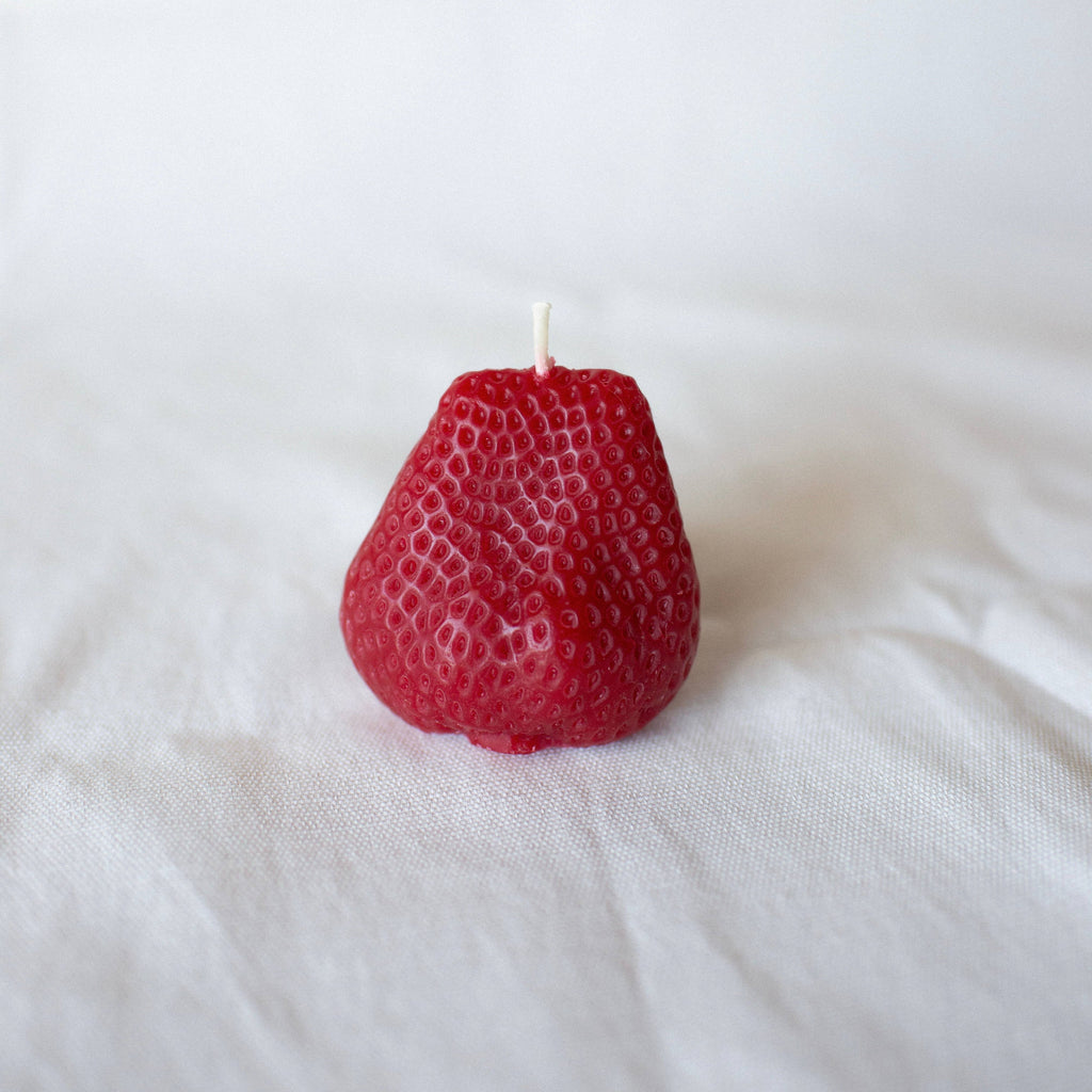 Beeswax Large Strawberries - Set of 2  - Candles by Carlyle Avenue